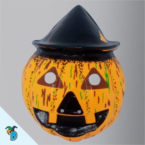 Mascara Calabaza Con Gorro